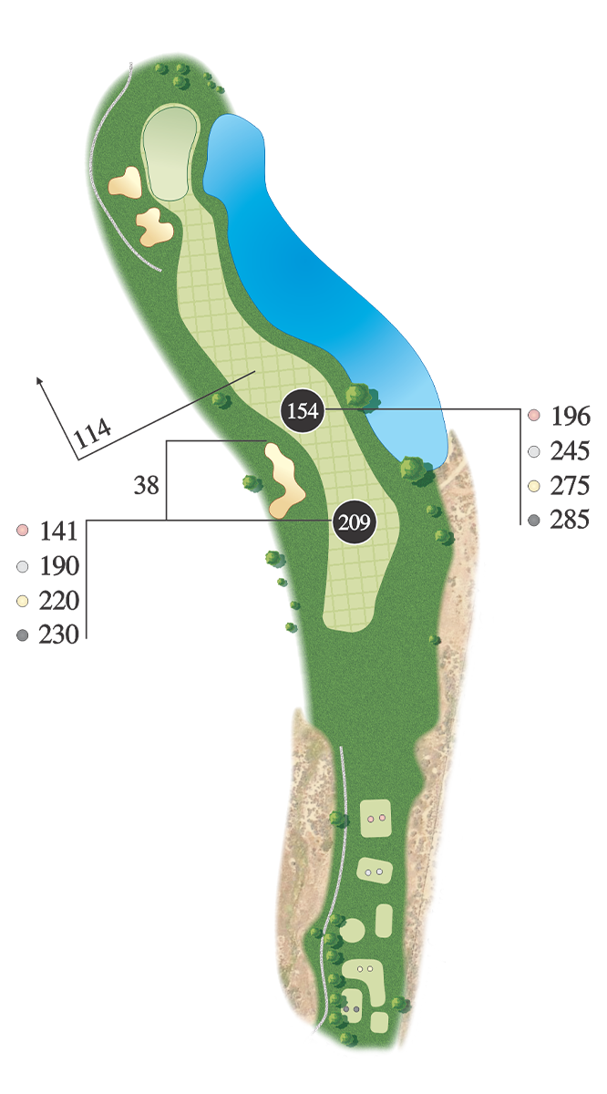 Battlement Mesa Golf Club - Hole 18