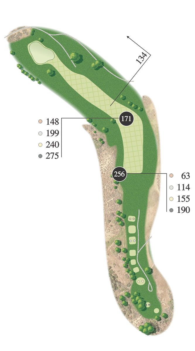 Battlement Mesa Golf Club - Hole 2