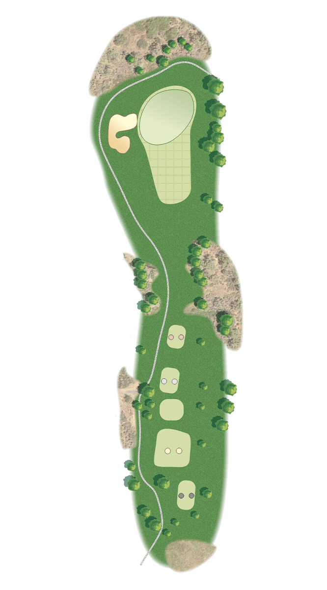 Battlement Mesa Golf Club - Hole 3