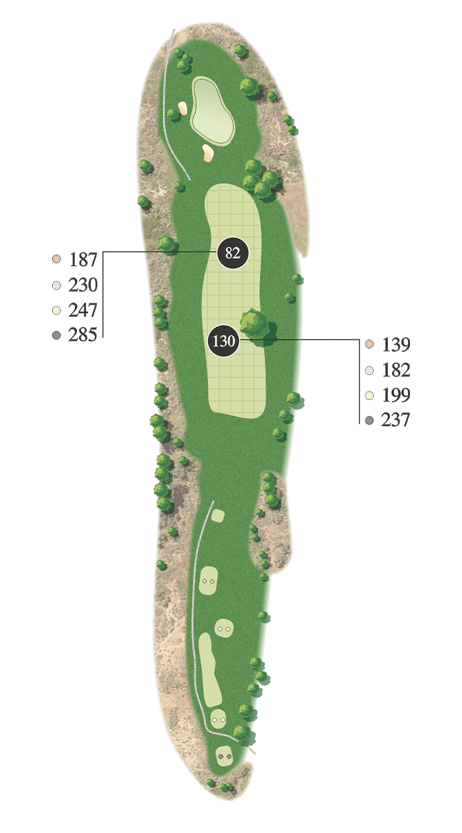 Battlement Mesa Golf Club - Hole 1
