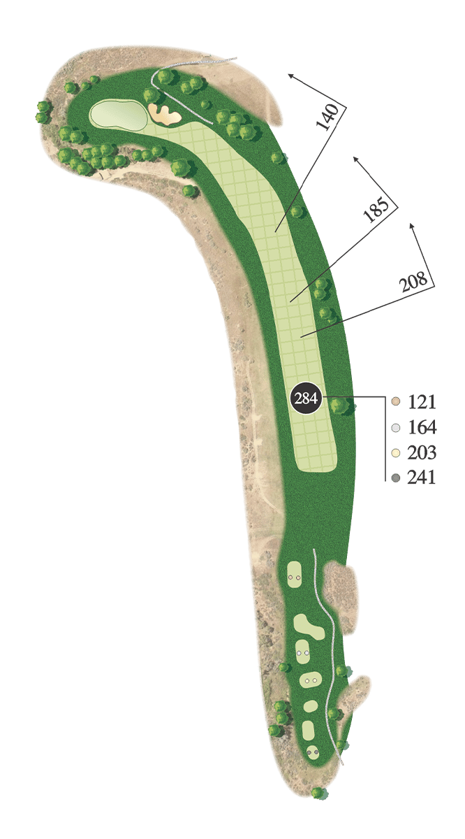 Battlement Mesa Golf Club - Hole 1
