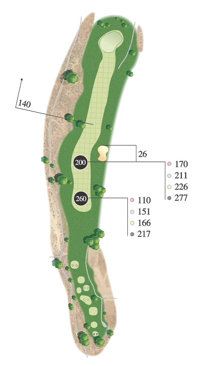Battlement Mesa Golf Club - Hole 6