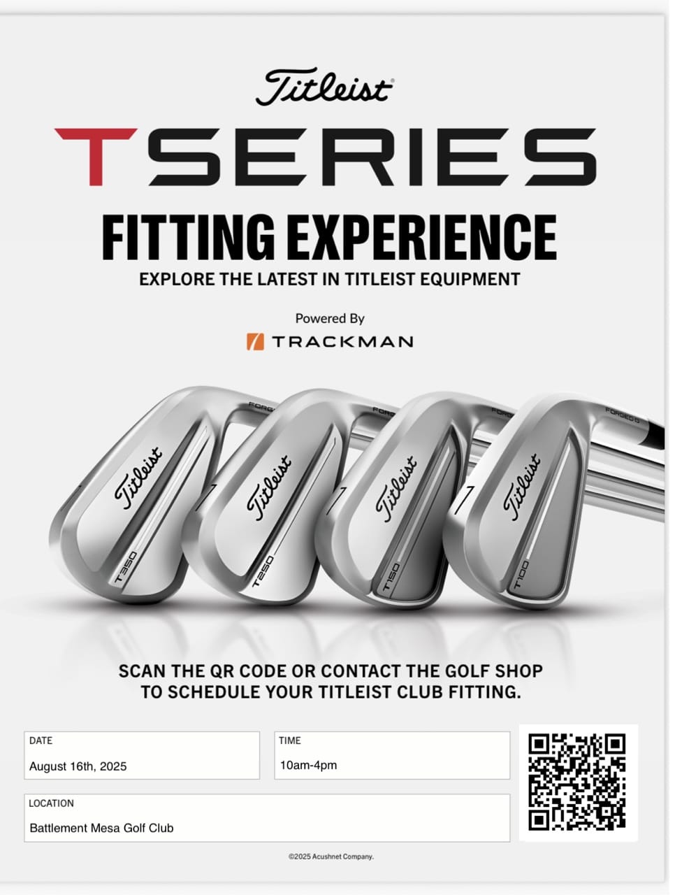 Titleist Demo Day Flier