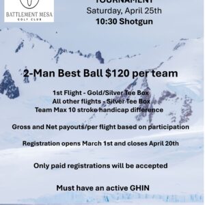 Men's League Ice Breaker Tournament