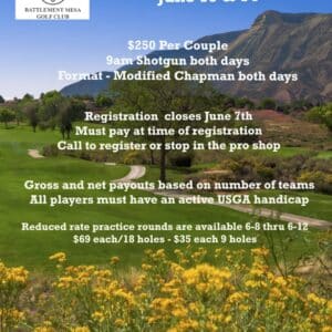 Couples Tournament Flier