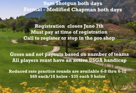 Couples Tournament Flier