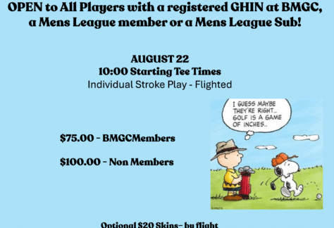Mens League Flier