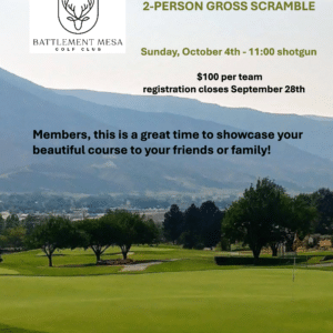Member Guest Tournament info