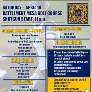 RHS Football Tournament Flier