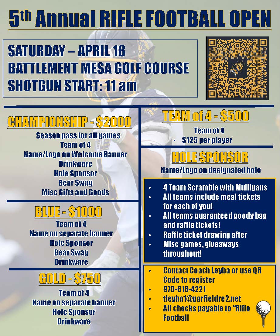 RHS Football Tournament Flier